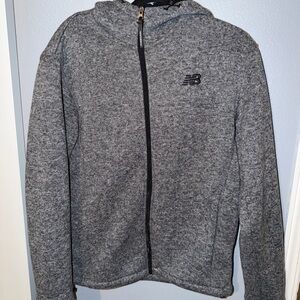 New Balance Heather Gray Logo Sweatshirt